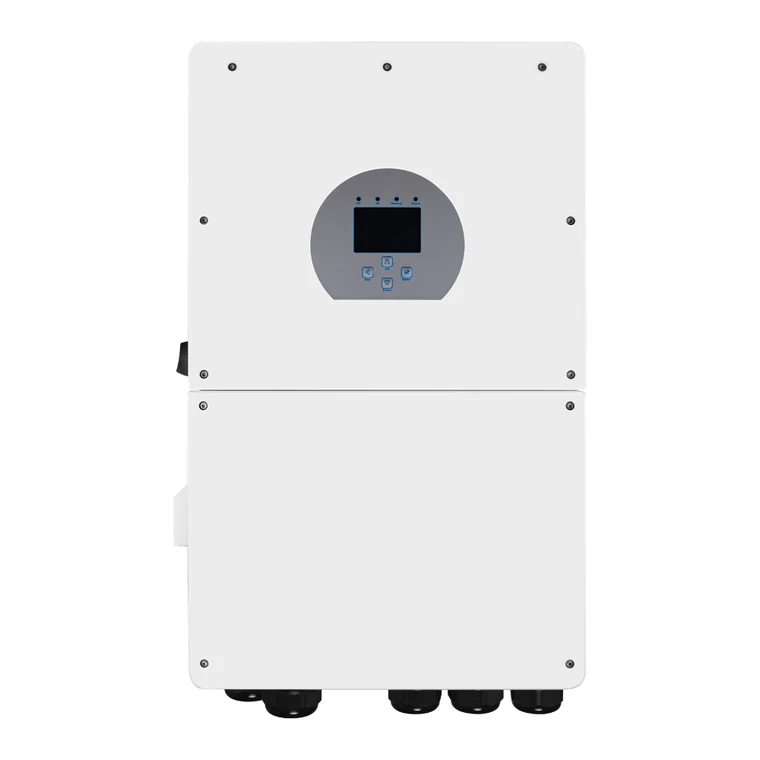 A wall-mounted hybrid solar inverter